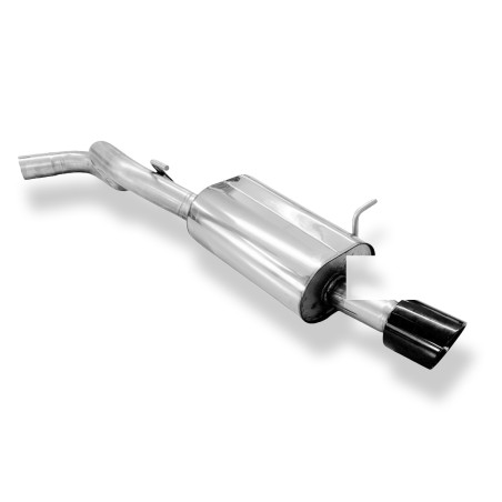 Nissan Micra K14 N Silenziatore posteriore – 1x90 Tipo 25 black coate (Cod. F-NI014001-291B)