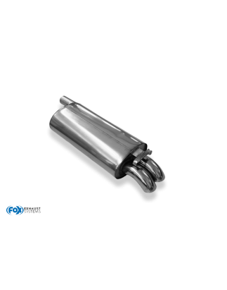 Audi 100 quattro Tipo C3 Silenziatore posteriore – 2x55 Tipo 26 (Cod. F-AU070042-702)