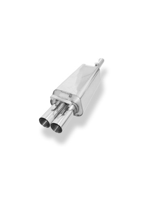 Audi 100/A6 Tipo C3/C4 trazione anteriore Silenziatore posteriore – 2x76 tipo (Cod. F-AU070022-008
