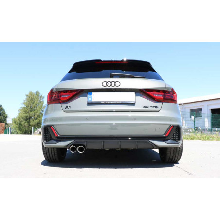Audi A1 GB 40TFSI Silenziatore posteriore – 2x76 Tipo 25 (Cod. F-AU140071-288)