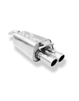 Audi 100/A6 Tipo C3/C4 trazione anteriore Silenziatore posteriore – 2x76 tipo (Cod. F-AU070022-128