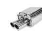 Audi 100/A6 Tipo C3/C4 trazione anteriore Silenziatore posteriore – 2x70 tipo (Cod. F-AU070022-086