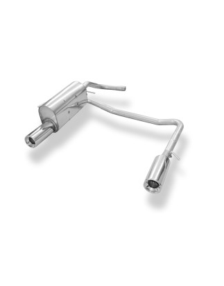 Seat Arosa Tipo 6H/ VW Lupo Silenziatore posteriore con uscite destra e sinistra (Cod. F-SE010013-07