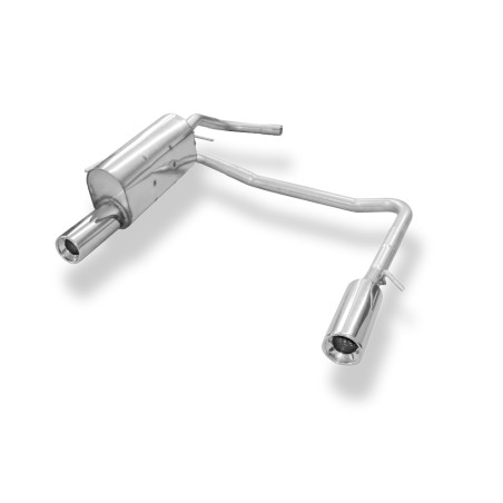 Seat Arosa Tipo 6H/ VW Lupo Silenziatore posteriore con uscite destra e sinistra (Cod. F-SE010013-07