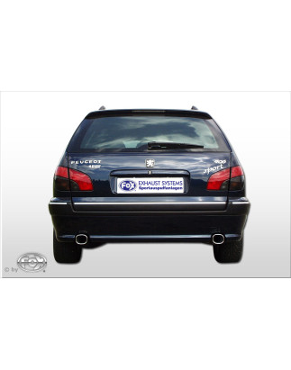 Peugeot 406 Station Wagon Silenziatore posteriore con uscite destra e sinistra (duplex) – 9 (Cod.