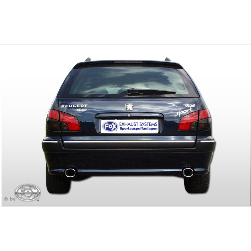 Peugeot 406 Station Wagon Silenziatore posteriore con uscite destra e sinistra (duplex) – 9 (Cod. 