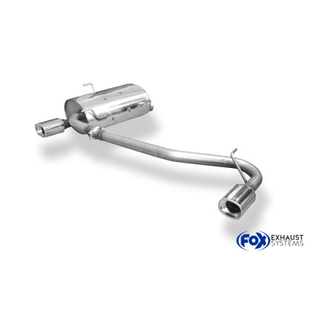 Peugeot 406 Station Wagon Silenziatore posteriore con uscite destra e sinistra (duplex) – 9 (Cod.