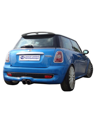 Mini Cooper S R56 Silenziatore uscita posteriore center – 2x90 Tipo 16 (Cod. F-MN021002-132)