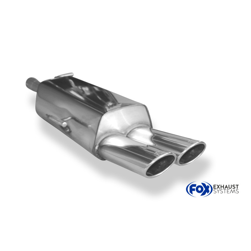 Peugeot RCZ Silenziatore posteriore on one side – 2x106x71 Tipo 32 (Cod. F-PE130002-366)