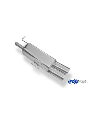 Peugeot RCZ Silenziatore posteriore on one side – 2x106x71 Tipo 32 (Cod. F-PE130002-366)