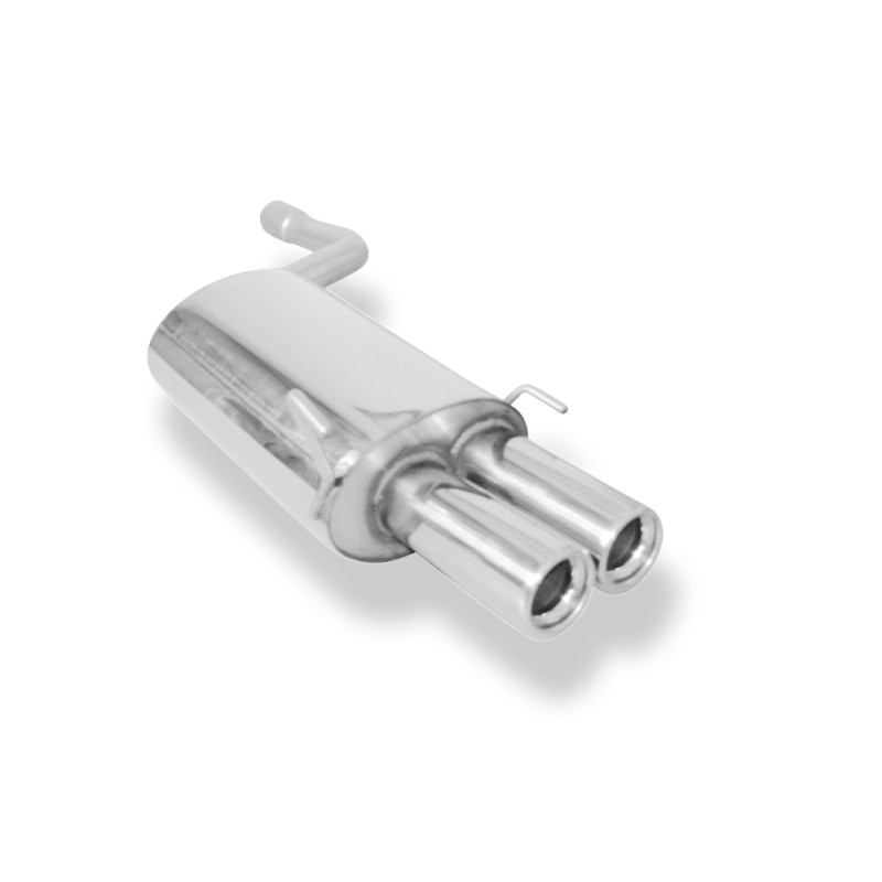 Mercedes C-Klasse W202/ S202 Silenziatore posteriore – 2x80 Tipo 13 (Cod. F-MB030002-070)