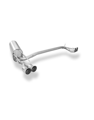 Opel Calibra A Silenziatore posteriore con uscite destra e sinistra (duplex)x76 Tipo 18 (Cod. F-OP08