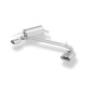 Opel Calibra A Silenziatore posteriore con uscite destra e sinistra (duplex) – 135x80 tipo (Cod. F
