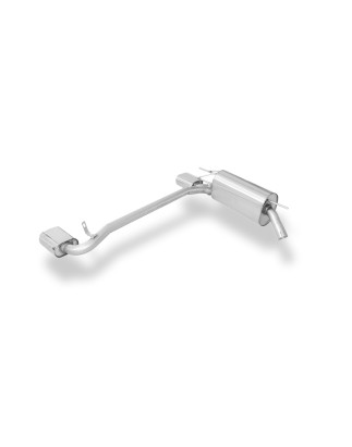 Opel Calibra A Silenziatore posteriore con uscite destra e sinistra (duplex) – 135x80 tipo (Cod. F