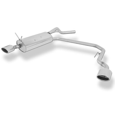 Renault Megane I – Tipo DA Coach Silenziatore posteriore finale destra/sinistra (Cod. F-RE080033-3