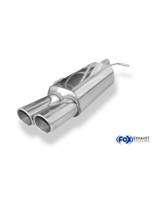 Peugeot RCZ Silenziatore posteriore on one side – 2x100 Tipo 16 (Cod. F-PE130002-134)