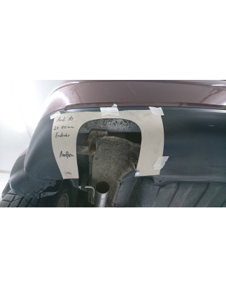 Audi A2 – 1,6l + 1,4l 42l serbatoio Silenziatore posteriore – 2x76 Tipo 25 (Cod. F-AU040003-288)
