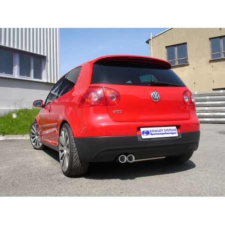 VW Golf V Silenziatore posteriore – 2x80 Tipo 13 (Cod. F-VW054007-070)