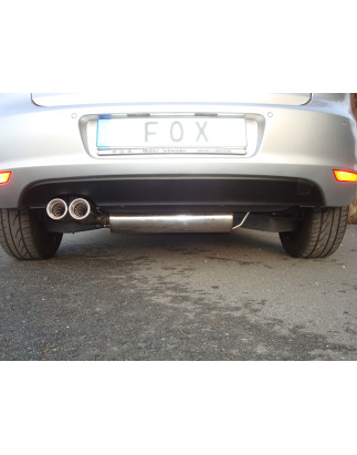 VW Golf VI Silenziatore posteriore on one side – 2x80 Tipo 13 (Cod. F-VW055017-070)