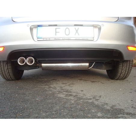 VW Golf VI Silenziatore posteriore on one side – 2x80 Tipo 13 (Cod. F-VW055017-070)