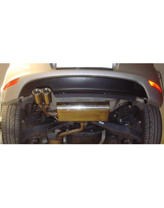 VW Golf VI Silenziatore posteriore on one side – 2x80 Tipo 13 (Cod. F-VW055017-070)