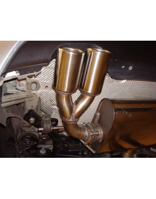 VW Golf VI Silenziatore posteriore on one side – 2x80 Tipo 13 (Cod. F-VW055017-070)