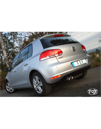 VW Golf VI Silenziatore posteriore on one side – 2x80 Tipo 13 (Cod. F-VW055017-070)