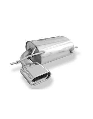 Skoda Yeti 5L – 4x4 Silenziatore posteriore Ø70mm – 160x80 Tipo 53 (Cod. F-SK090007-597)