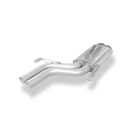 BMW E32 750iL Silenziatore anteriore Ø2x63,5mm (Cod. F-BM040020-VSD)