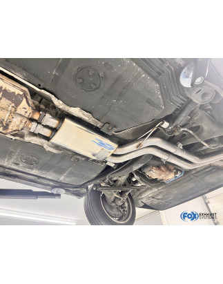BMW E32 740i Silenziatore anteriore Ø2x63,5mm (Cod. F-BM040000-VSD)
