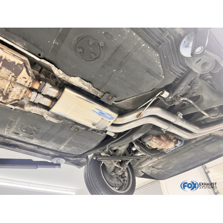 BMW E32 740i Silenziatore anteriore Ø2x63,5mm (Cod. F-BM040000-VSD)
