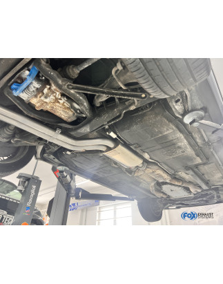 BMW E32 740i Silenziatore anteriore Ø2x63,5mm (Cod. F-BM040000-VSD)