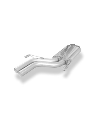 BMW E32 730i 735i Silenziatore anteriore Ø2x63,5mm (Cod. F-BM040030-VSD)