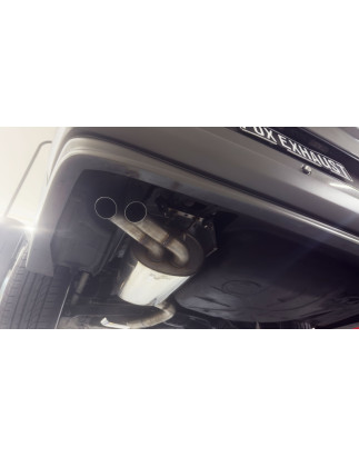 Mercedes E-Klasse 124 Silenziatore posteriore Ø70mm – 2x55 Tipo 28 (d (Cod. F-MB040082-722)