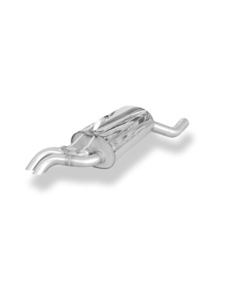 Mercedes E-Klasse 124 Silenziatore posteriore Ø70mm – 2x55 Tipo 28 (d (Cod. F-MB040082-722)