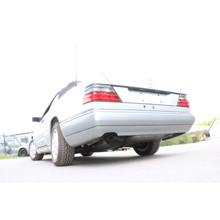 Mercedes E-class W124 Silenziatore posteriore Ø70mm – 2x55 Tipo 28 (d (Cod. F-MB040032-722)