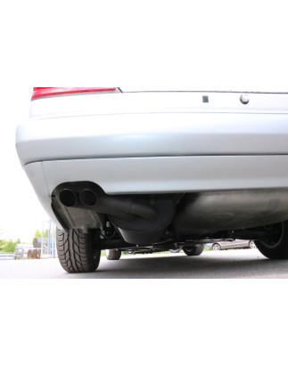 Mercedes E-class W124 Silenziatore posteriore Ø70mm – 2x55 Tipo 28 (d (Cod. F-MB040032-722)