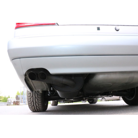 Mercedes E-class W124 Silenziatore posteriore Ø70mm – 2x55 Tipo 28 (d (Cod. F-MB040032-722)