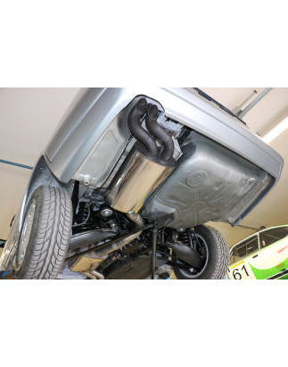 Mercedes E-class W124 Silenziatore posteriore Ø70mm – 2x55 Tipo 28 (d (Cod. F-MB040032-722)