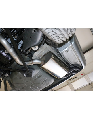 Mercedes E-class W124 Silenziatore posteriore Ø70mm – 2x55 Tipo 28 (d (Cod. F-MB040032-722)