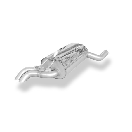 Mercedes E-Klasse 124 Silenziatore posteriore Ø70mm – 2x55 Tipo 28 (d (Cod. F-MB040002-722)