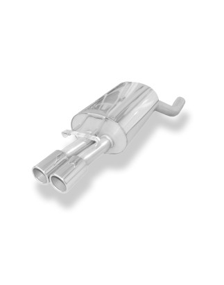 Mercedes E-Klasse 124 Silenziatore posteriore Ø70mm – 2x80 Tipo 12 (Cod. F-MB040002-050)