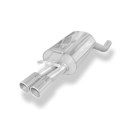 Mercedes E-Klasse 124 Silenziatore posteriore Ø70mm – 2x80 Tipo 12 (Cod. F-MB040002-050)