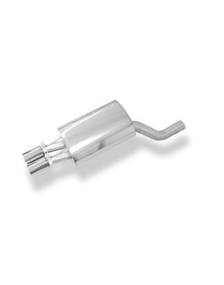 Mercedes E-Klasse 124 Silenziatore posteriore Ø70mm – 2x80 Tipo 12 (Cod. F-MB040002-050)