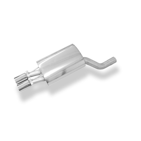 Mercedes E-Klasse 124 Silenziatore posteriore Ø70mm – 2x80 Tipo 12 (Cod. F-MB040002-050)