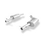 Mercedes S-Klasse W220 Silenziatore anteriore destra e sinistra Ø63,5mm (Cod. F-MB073030-VSD)