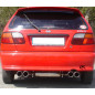 Nissan Almera Tipo N15 Hatchback Silenziatore posteriore finale destra/sinistra (Cod. F-NI030015-072 Nissan Almera Tipo N15 Hatchback Silenziatore posteriore finale destra/sinistra (Cod. F-NI030015-072