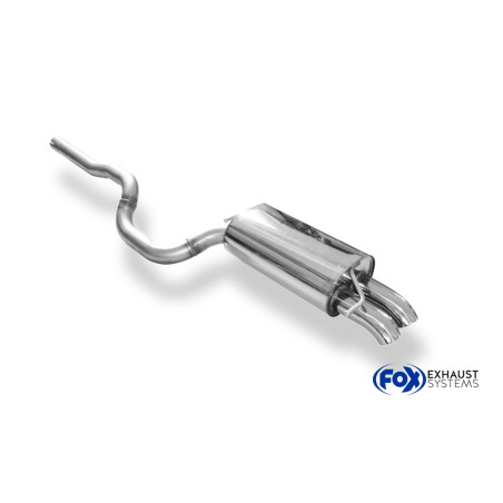 VW Bus T5 Pritsche Double Cap 4motion Silenziatore posteriore – 2x63 (Cod. F-VW131042-724)