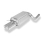 Mercedes C-Class W203/ S203 Silenziatore posteriore – 2x80 Tipo 13 (Cod. F-MB031022-070)