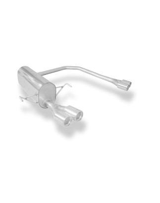 Opel Astra H/ Astra H GTC Silenziatore posteriore con uscite destra e sinistra (duplex) (Cod. F-OP04